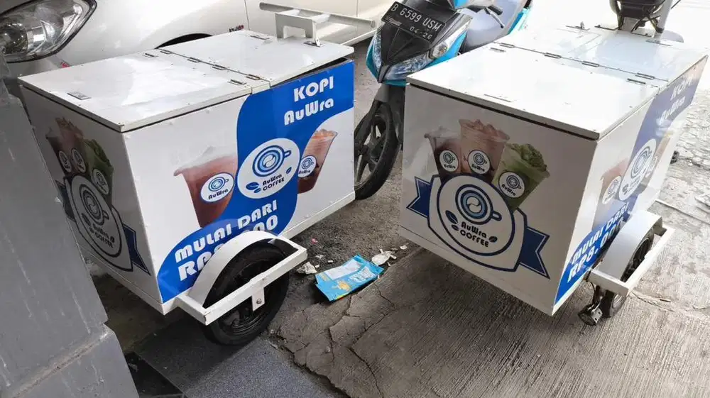 Gerobak Kopi Sepeda Listrik