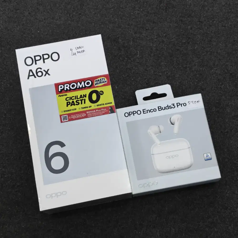 Oppo A6X barang baru stock gabanyak