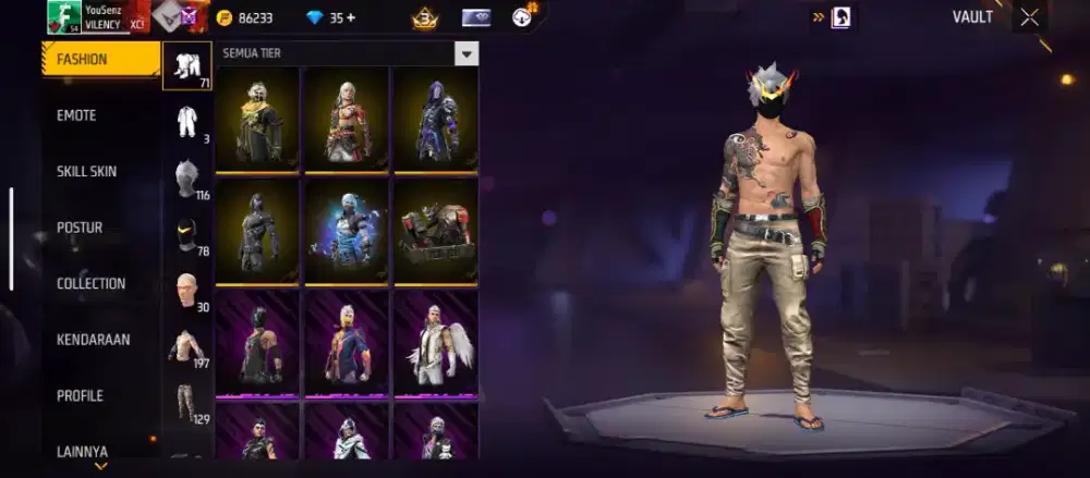 JUAL BELI AKUN FF AMANAH TERPERCAYA MINAT PM MIMIN