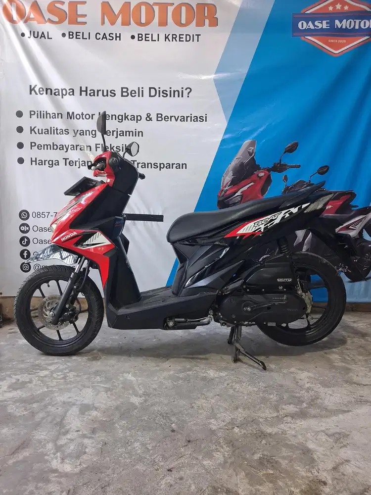 (A) Honda Beat Cbs Fi Tahun 2023 KM LOW 14RB