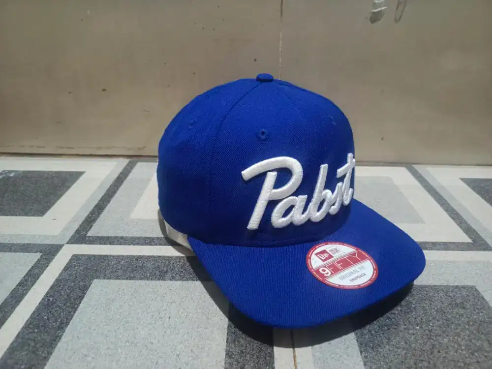 ​[ORIGINAL] Topi New Era 9FIFTY Snapback - Pabst Blue Ribbon (PBR)Blue