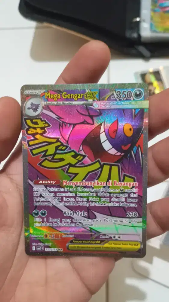 KARTU POKEMON TCG ID MEGA GENGAR EX