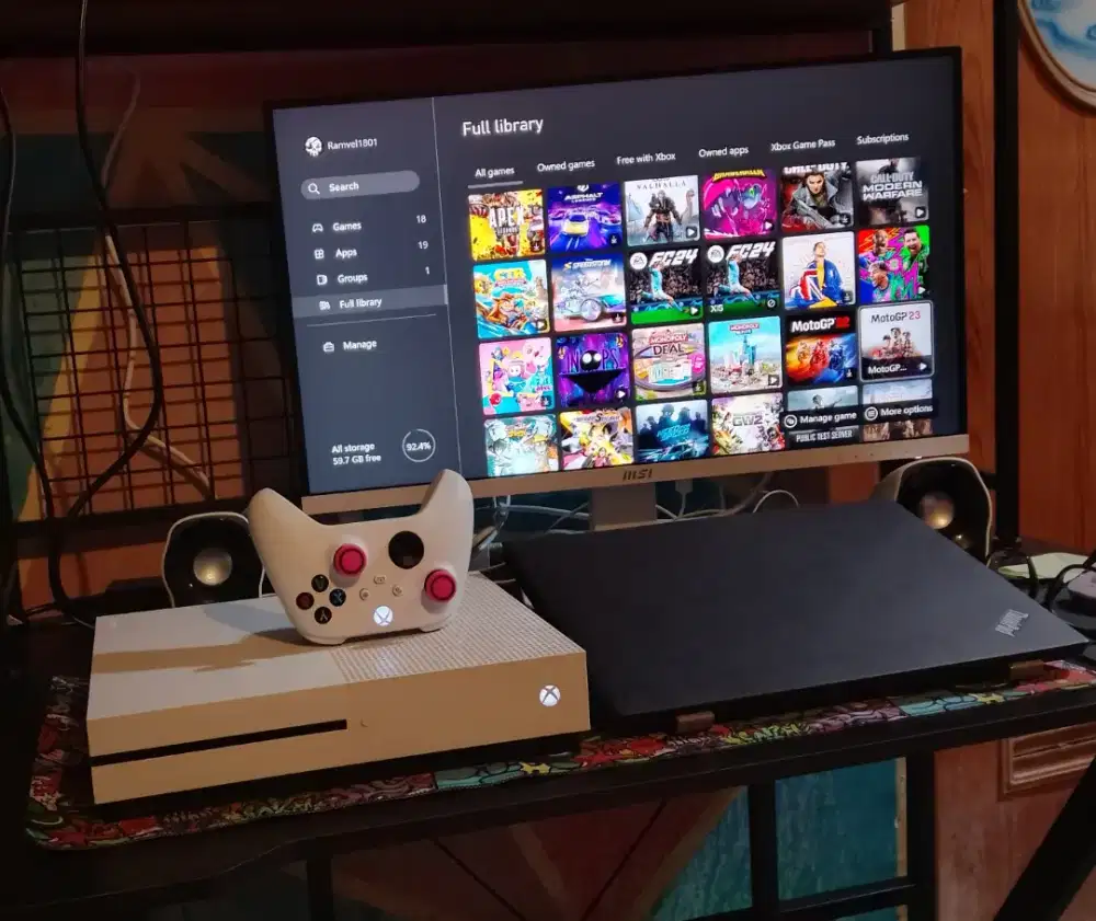 Xbox one S 1tb mulus Fullgame