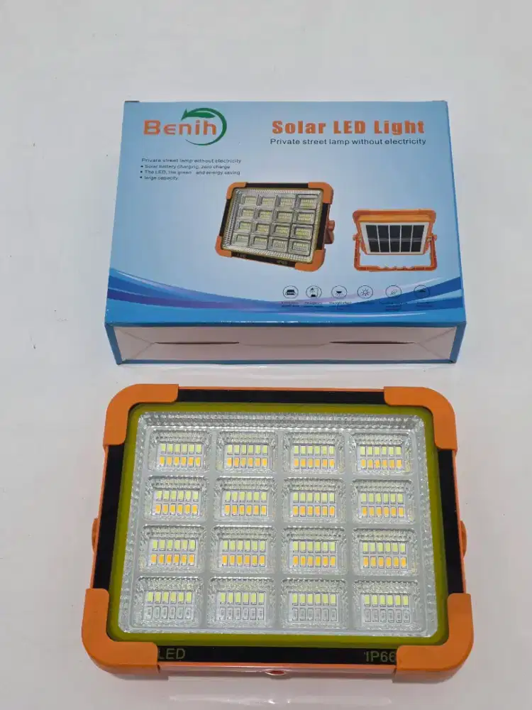 Lampu Senter Emergency 100 watt Sinar Matahari atau USB Charger GYD9X
