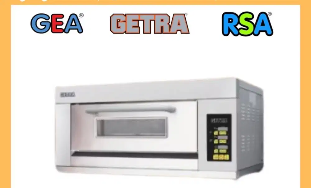 Oven getra 1 deck 2 tray