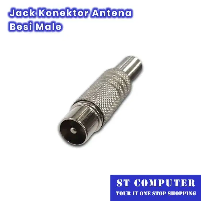Jack Konektor Antena Besi Male
