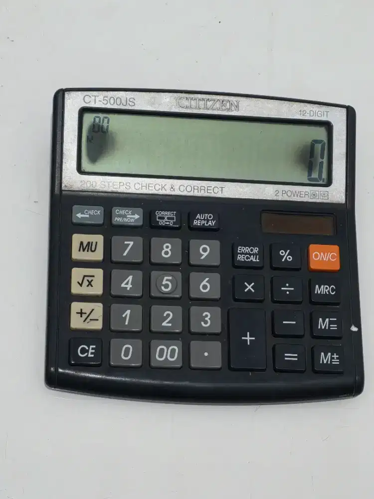 Kalkulator Calculator Citizen CT 500JS Black 12 digit