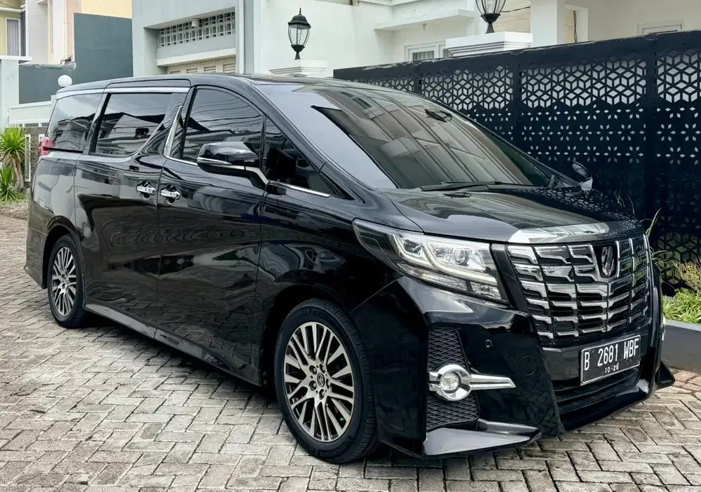 Toyota Alphard 2016 sc audioless murah