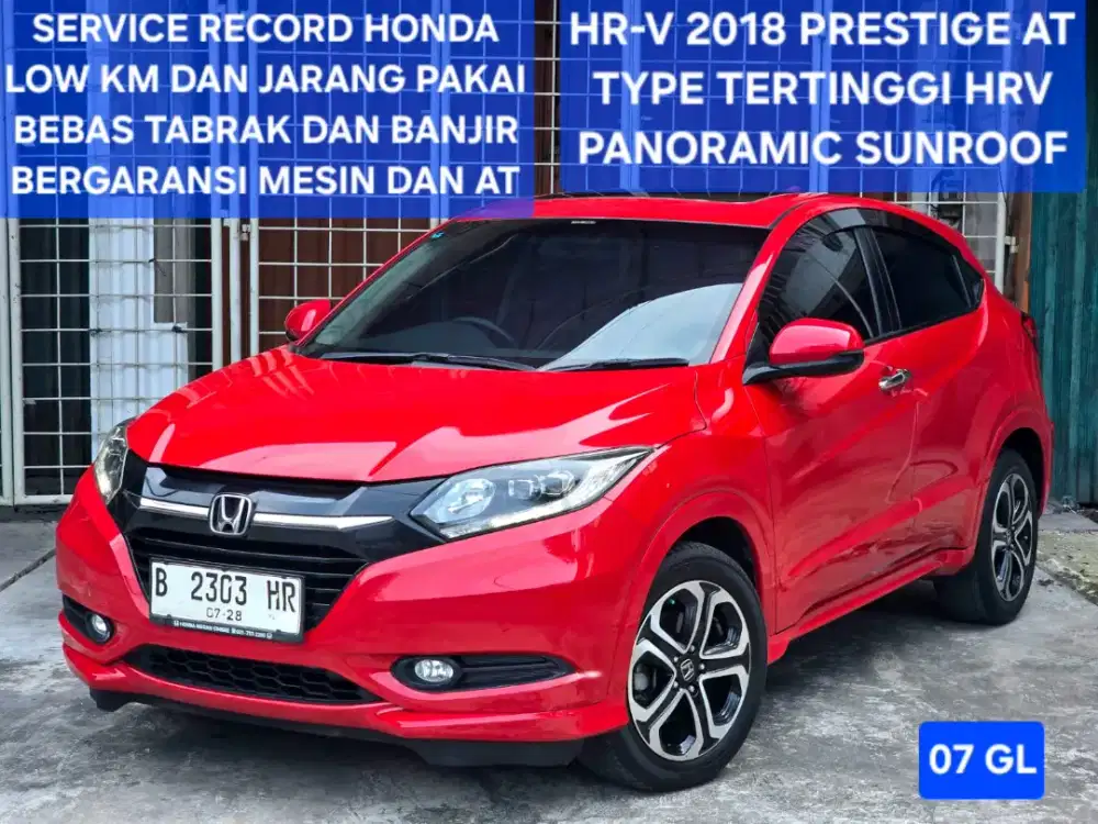 Honda HR-V 2018 Prestige HRV AT Automatic Model 2017 E 2016 Merah