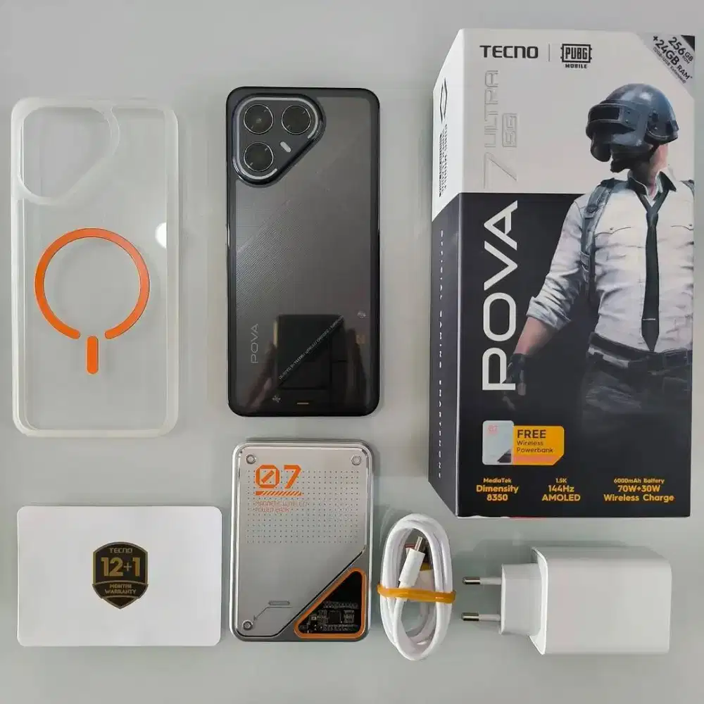 TECNO POVA 7 5G RAM 8/128 GARANSI 1 TAHUN