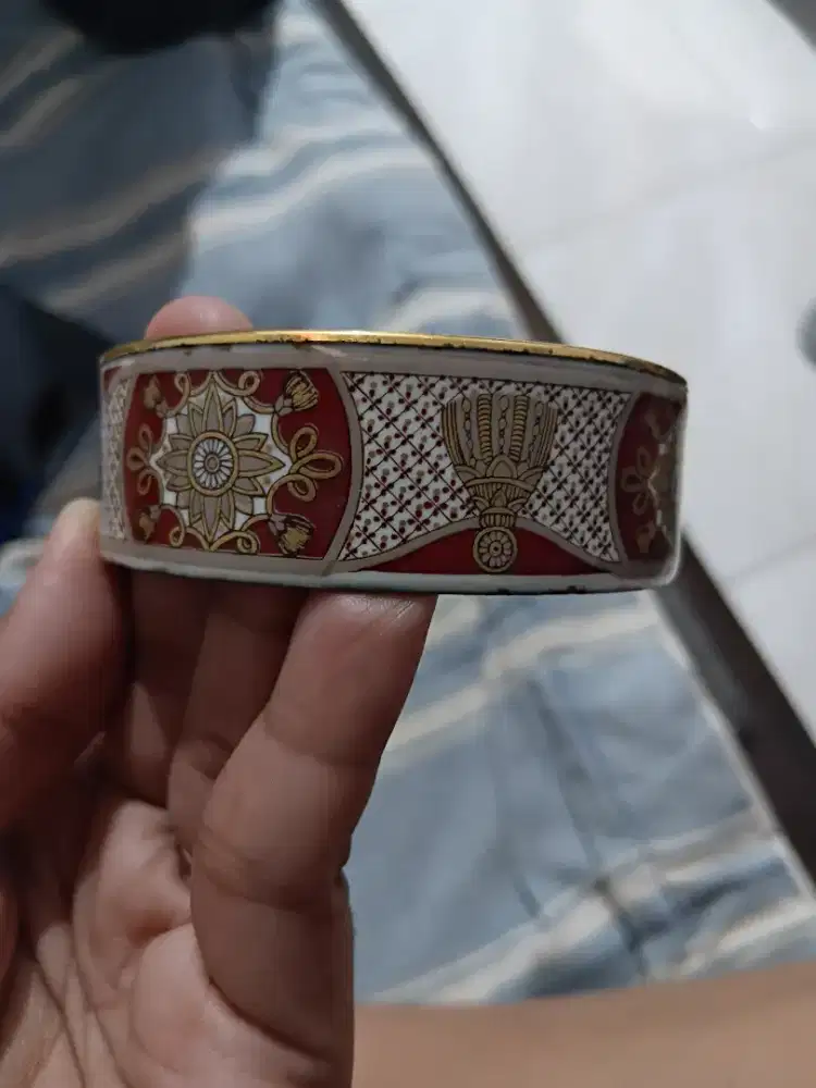 Gelang Hermes Large Red and blue printed enamel