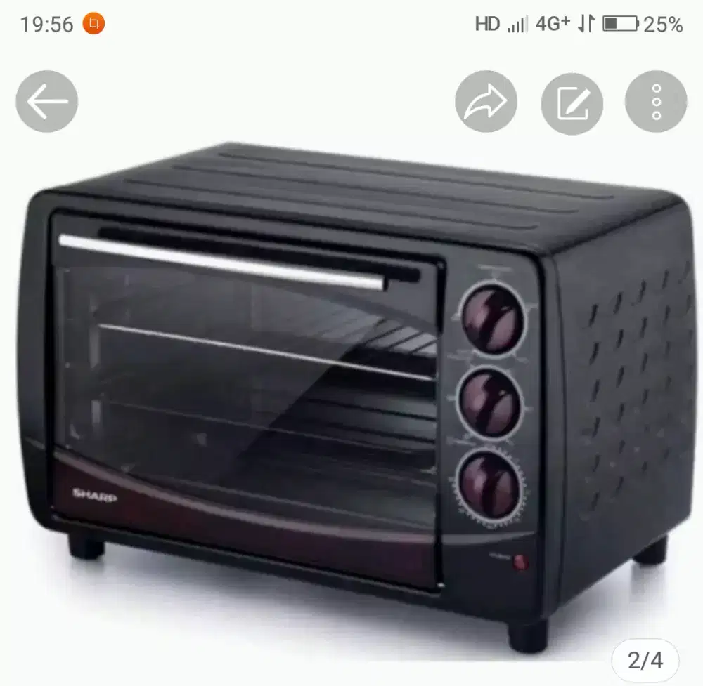 OVEN LISTRIK SHARP EO-28LP(K) ELECTRIC CONVECTION KONVEKSI 28 LITER