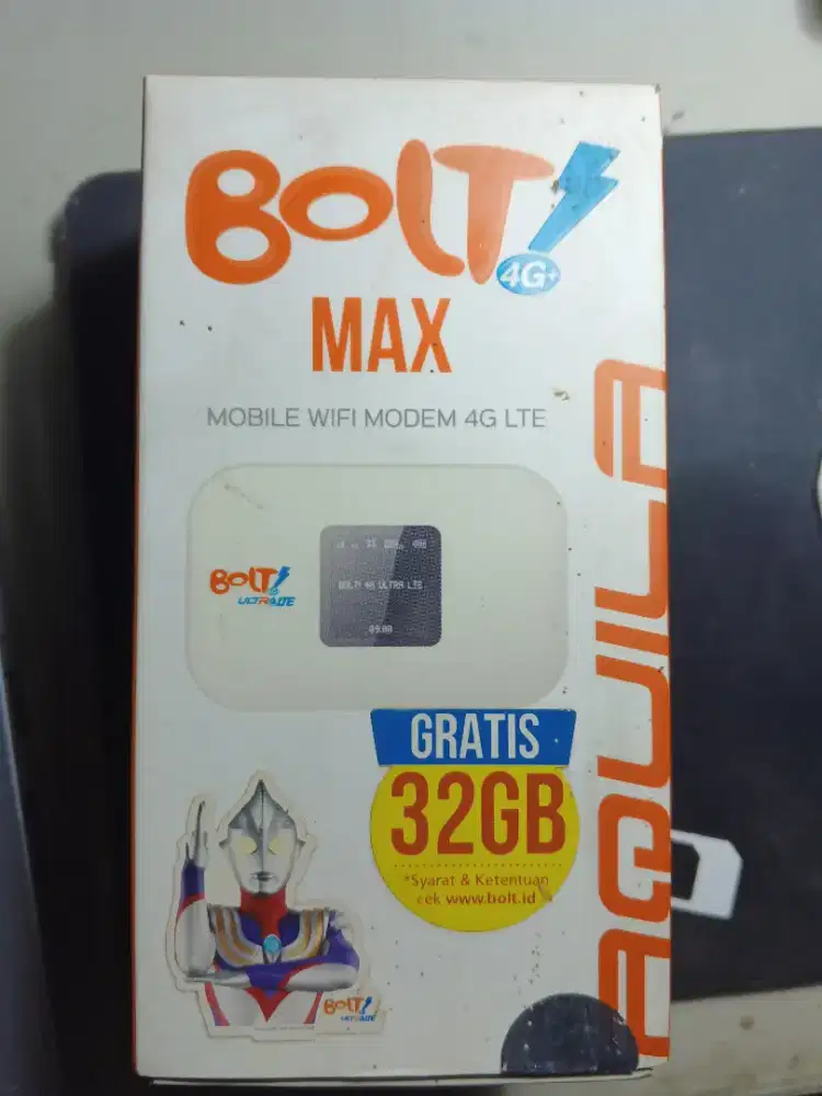 Modem bolt max unlock fullset bisa sim Telkomsel smartfren