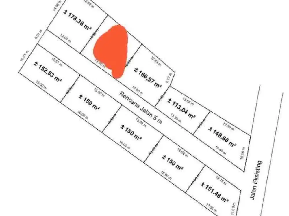 tanah kapling murah sudah urug siap bangun