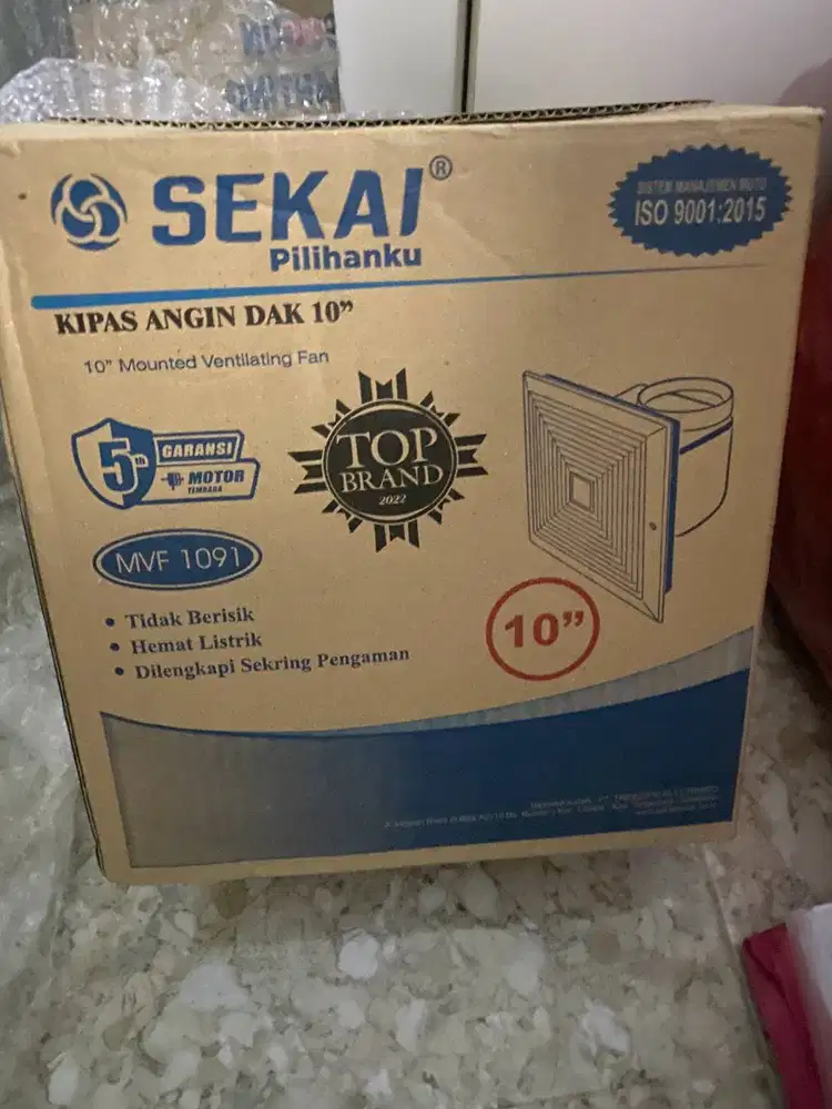 SEKAI Kipas Dak Exhaust Plafon mvf 1091 10 inch