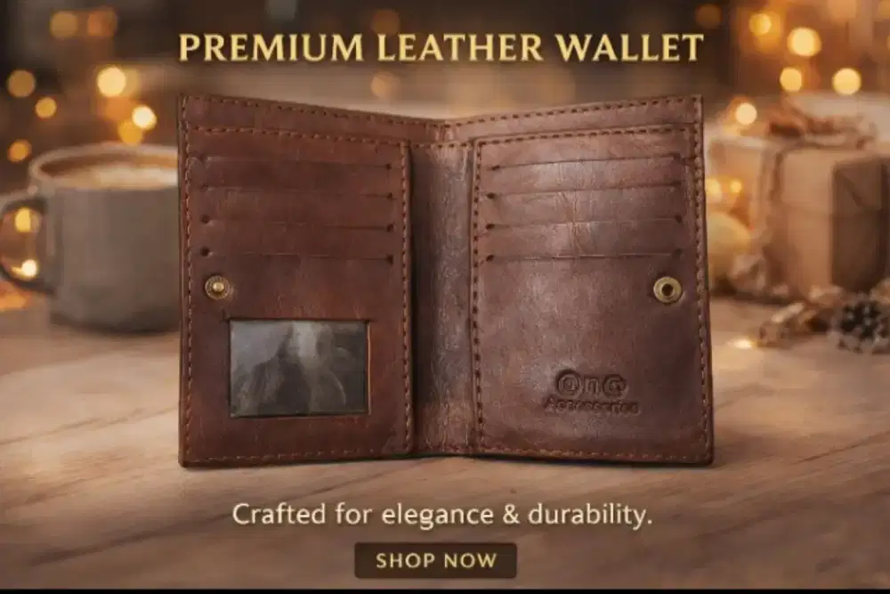 Dompet Pria Kulit Sapi Asli