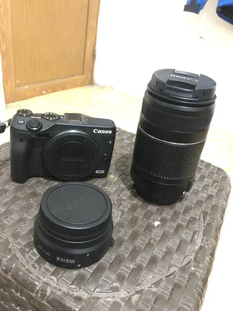 Canon EOS M3 + Lensa Tele 55-250mm — Paket Lengkap Buat Belajar Fotogr