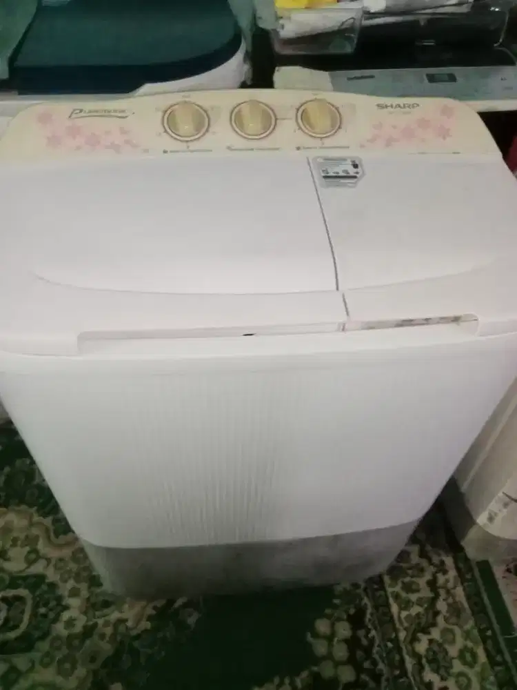 Mesin cuci Sharp 7,5kg bening murah