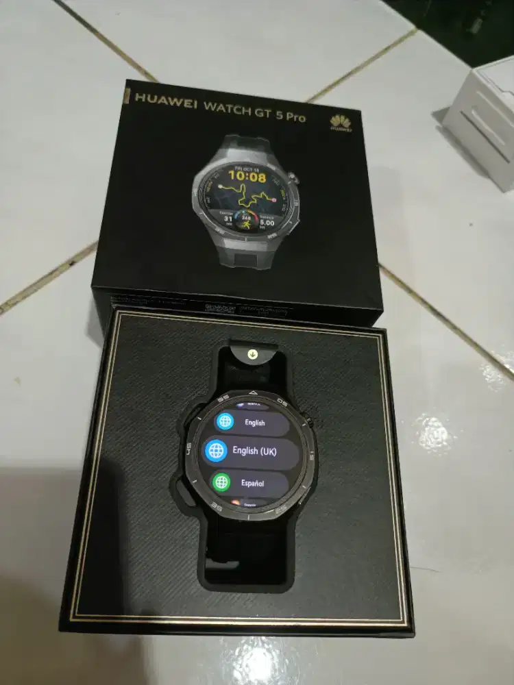 Second Huawei Watch GT 5 Pro 46mm Mulus Fullset ex resmi no minus !!!