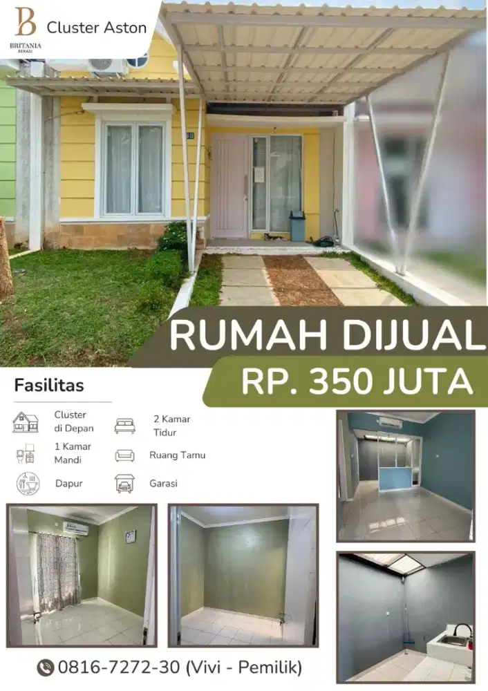 Jual Rumah Pribadi di Britania Bekasi