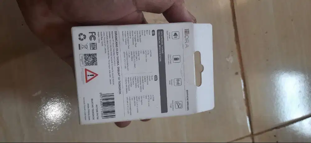 earphone bloetehhoot 1HORA