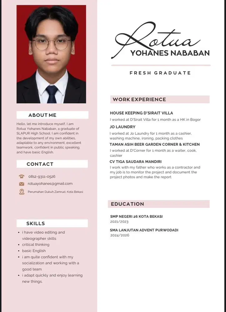 cari lowingan hk dll