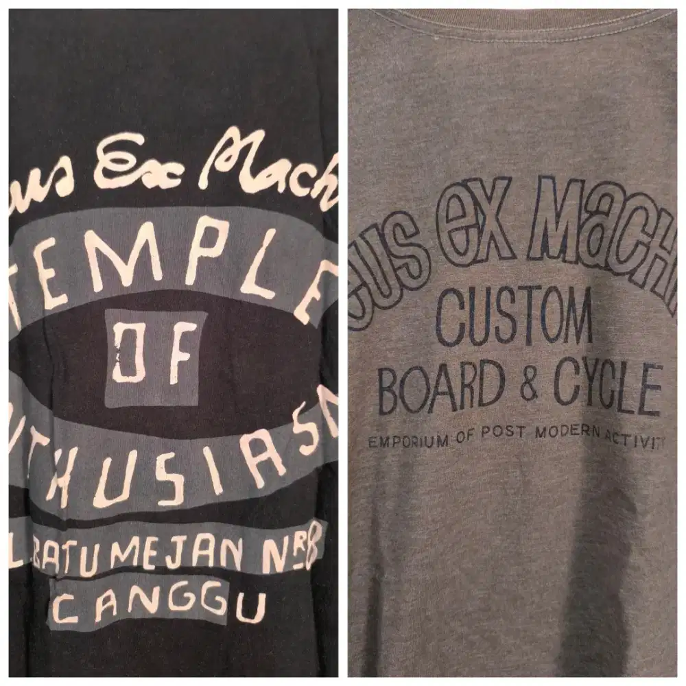 Original Deus Ex Machina Baju Pribadi nt vans harley von dutch acdc