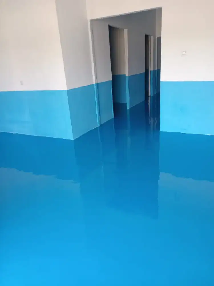 Epoxy Lantai terpasang