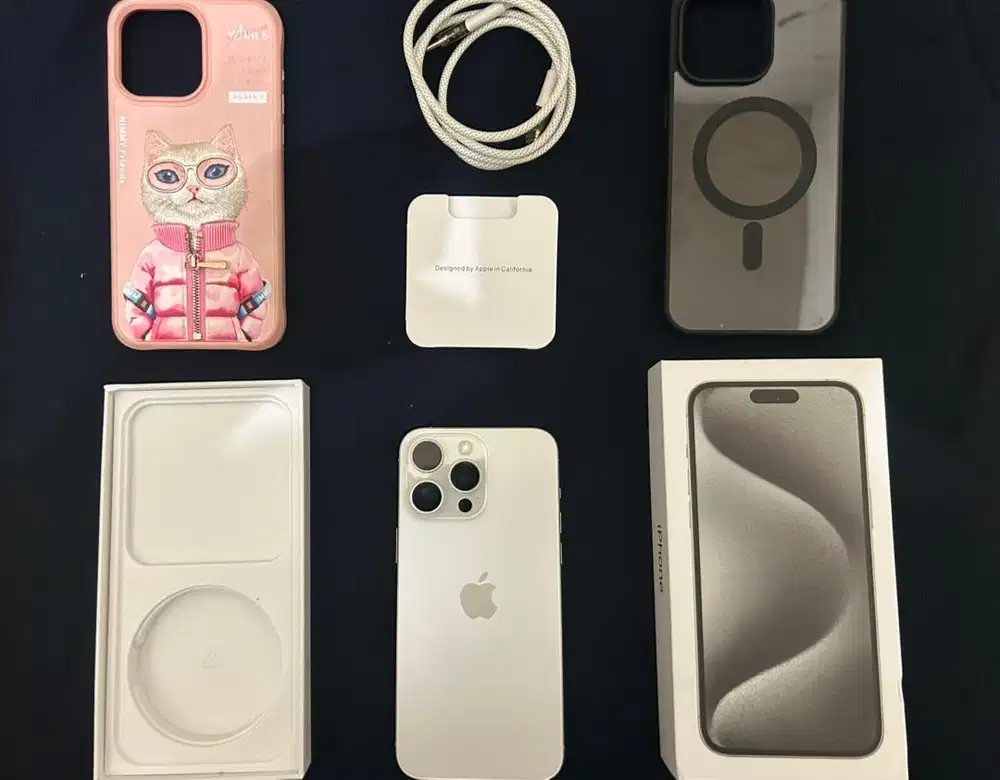 IPHONE 15 PROMAX 256GB IBOX WHITE TITANIUM