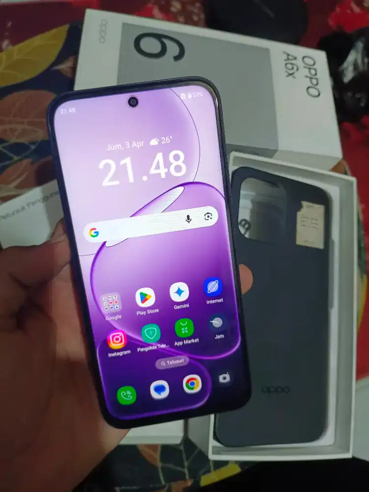 OPPO A6X 12/128GB ASLI MULUS LENGKAP