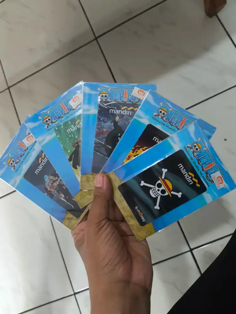 Kartu MANDIRI edisi ONE PIECE 1 SET