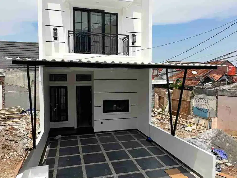 Rumah Strategis di Ceger Dekat Toll Bambu Apus, TMII, LRT Ciracas, Mabes Hankam, RS. Adhyaksa, Kp.Rambutan