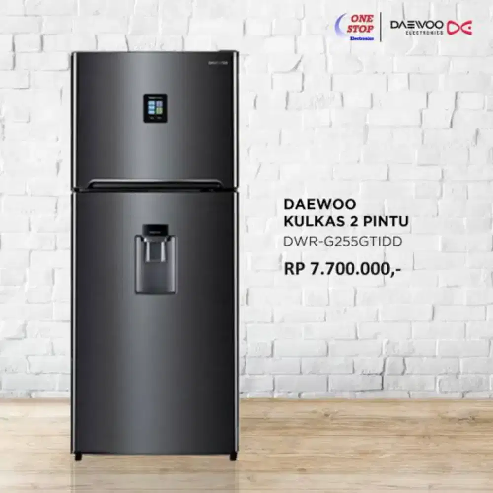 Jual kulkas daewoo 500 liter