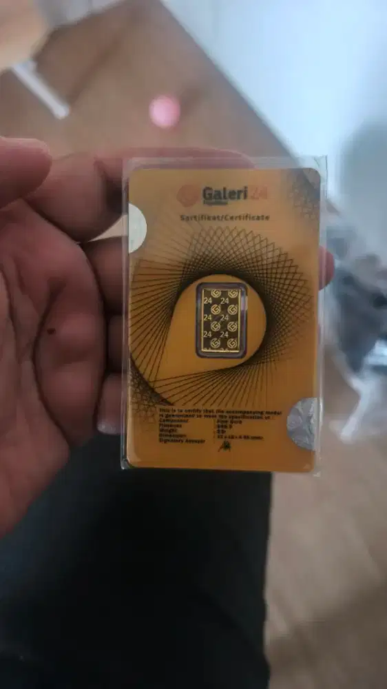 Logam Mulia - emas cetakan galeri 24 by pegadaian