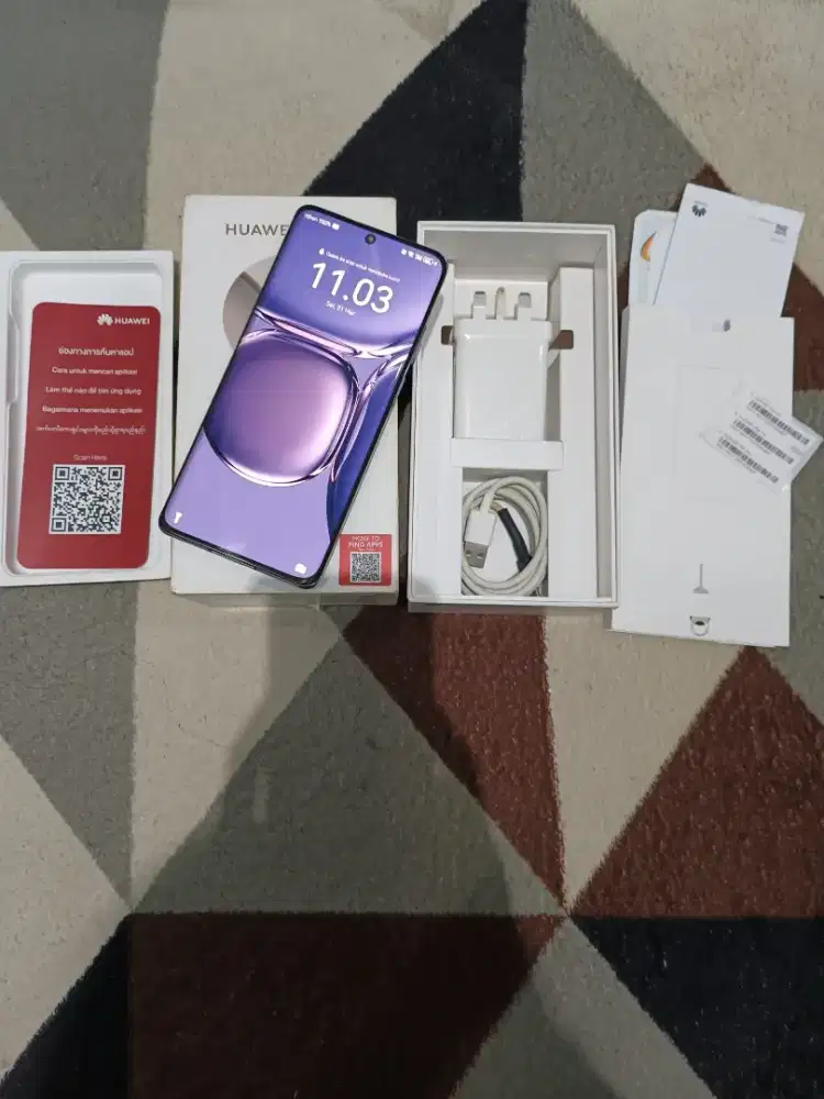 Huawei P50 pro 8/256 beacukai Fullset no minuss