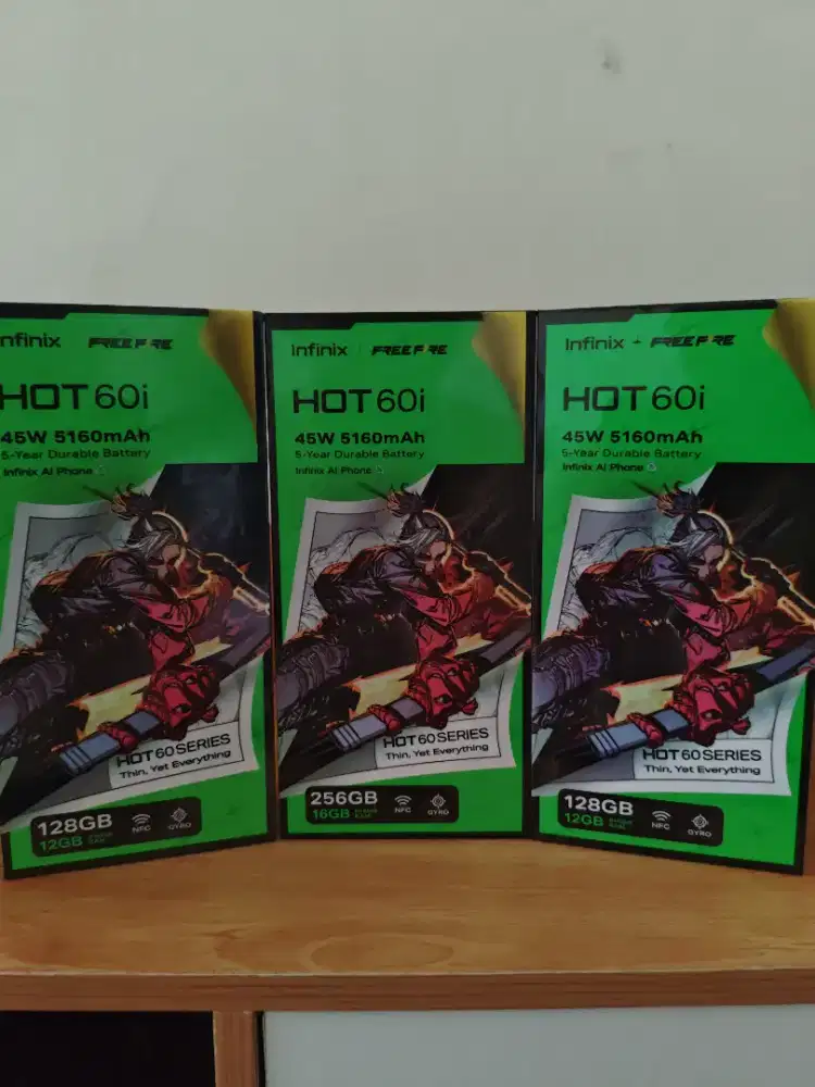 Infinix Hot 60i
8/256 GB New Segel