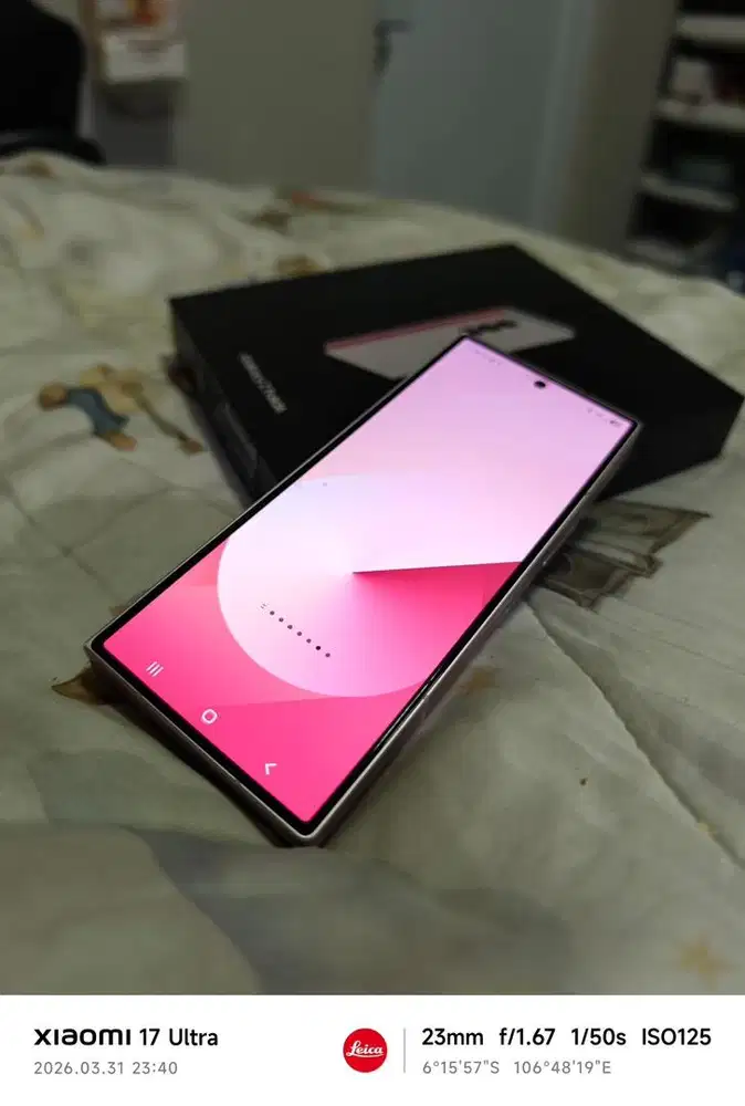 Samsung Galaxy Z Fold 6 Pink , 16/512 Garansi Resmi Sein