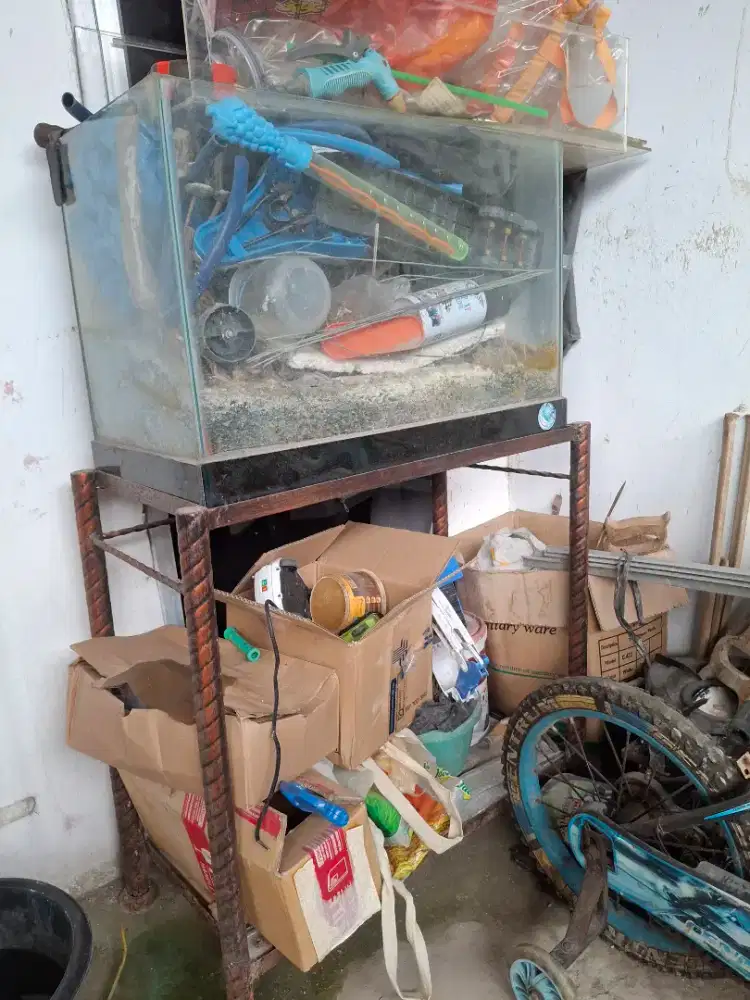 Jual aquarium bekas aquascape