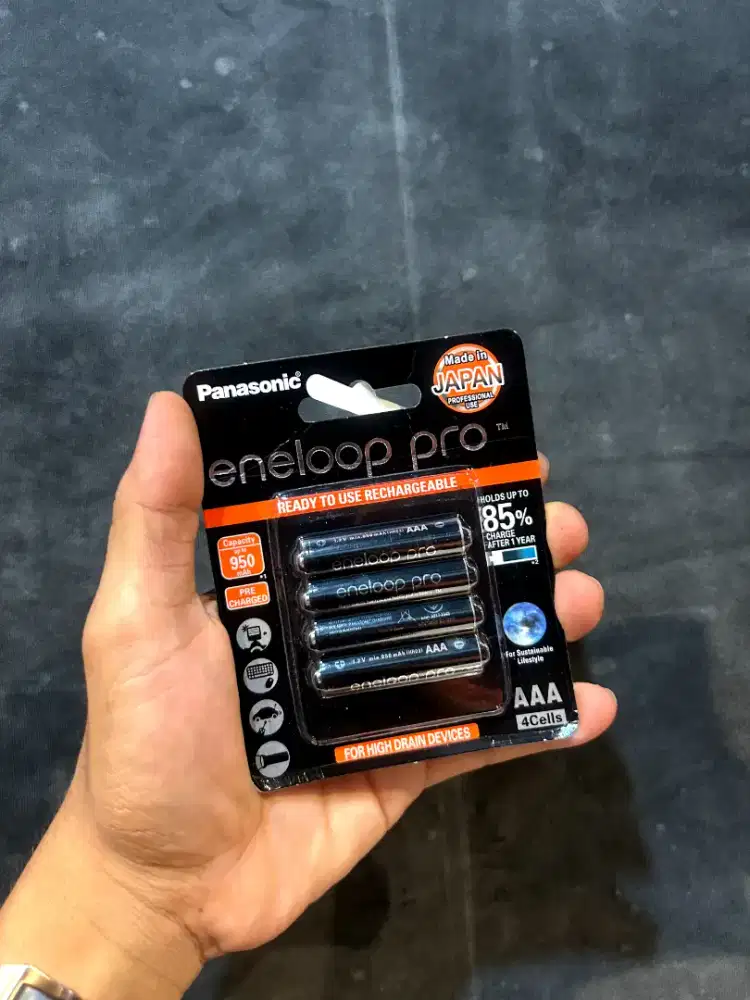 Baterai panasonic eneloop pro AAA isi 4