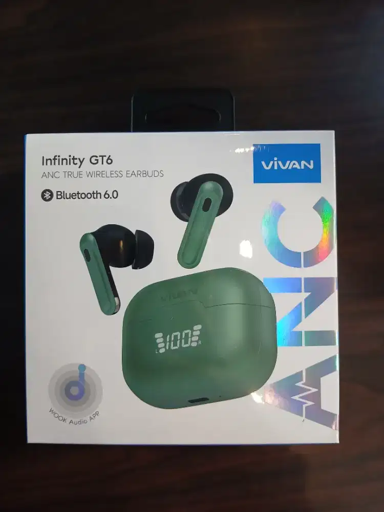 VIVAN TWS Earphone Adaptive ANC ENC Infinity GT6