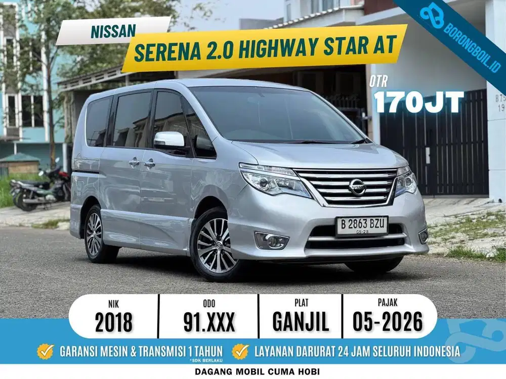 NISSAN SERENA HWS AT 2018 SIAP PAKAI