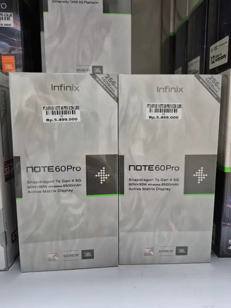 INFINIX NOTE 60 PRO 8/256GB GARANSI RESMI 1 TAHUN
