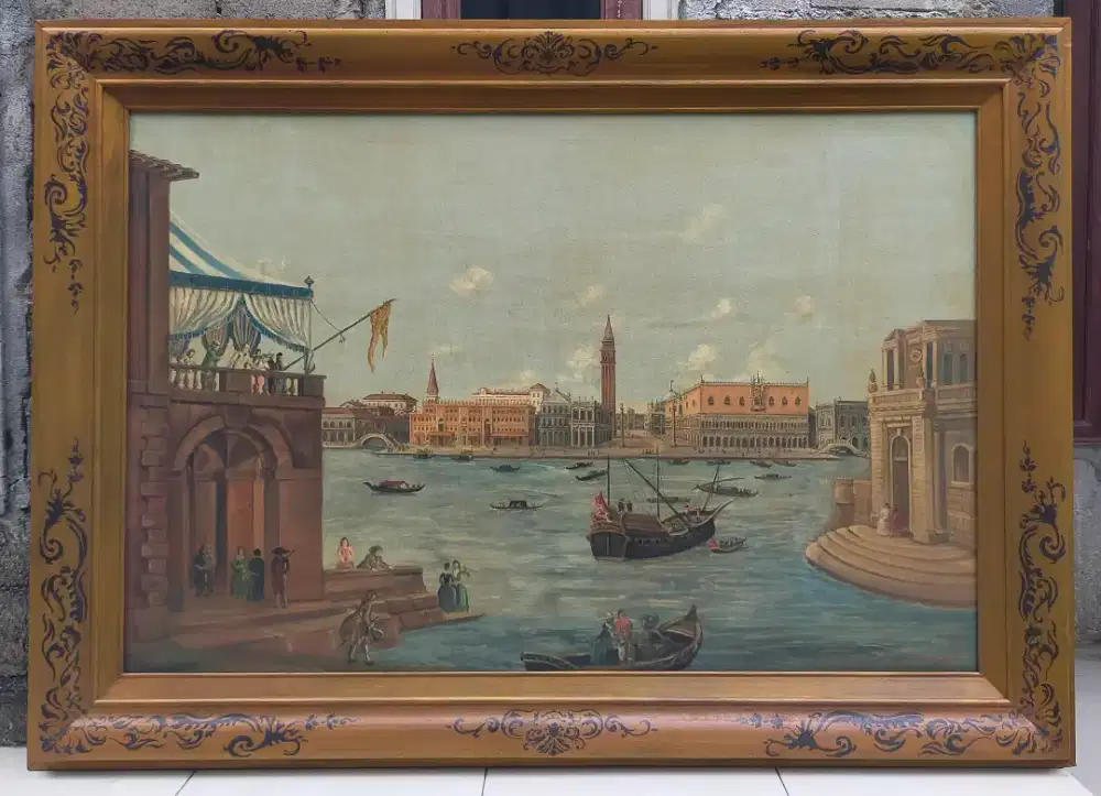 Lukisan Clasik Gedung Eropa