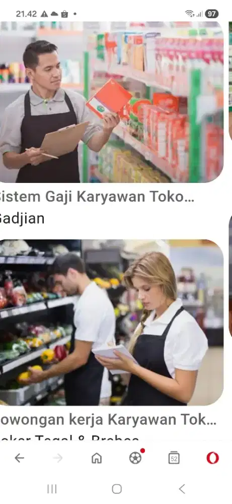 Karyawan toko serabutan