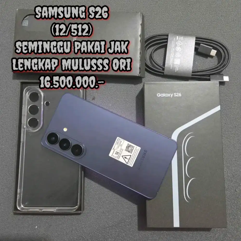 Samsung S26 (12/512) Seminggu