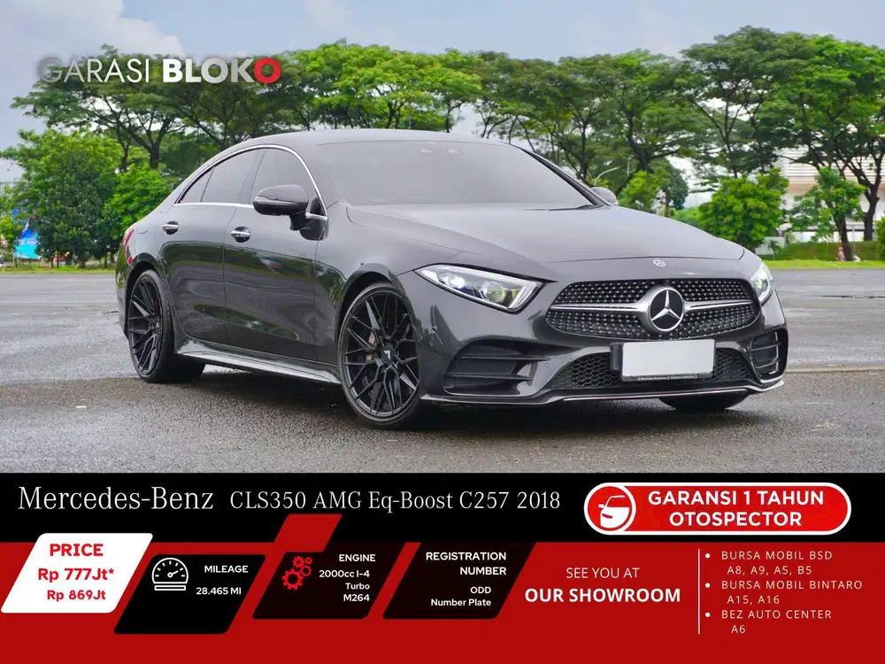 Mercedes-Benz CLS350 Coupe AMG C257 EQ-Boost 2018 / 2019