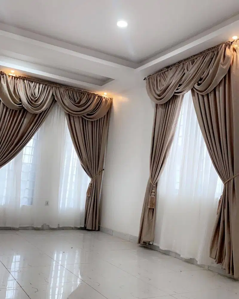 Pemesanan Tirai Gorden Jendela Gordyn Mewah Hordeng Terbaru Murah