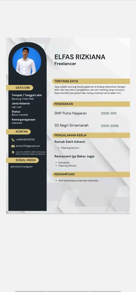 Mencari kerja , yang ada mess