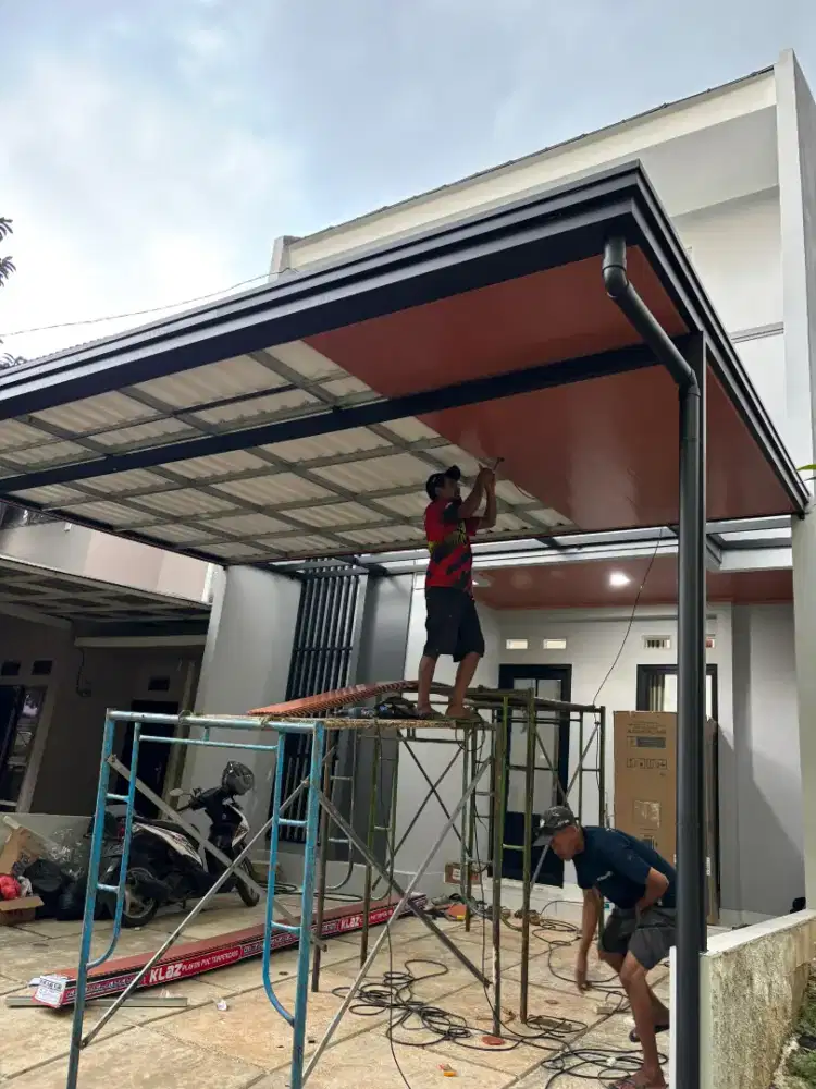 pemasangan kanopi buat kantor rumah dll