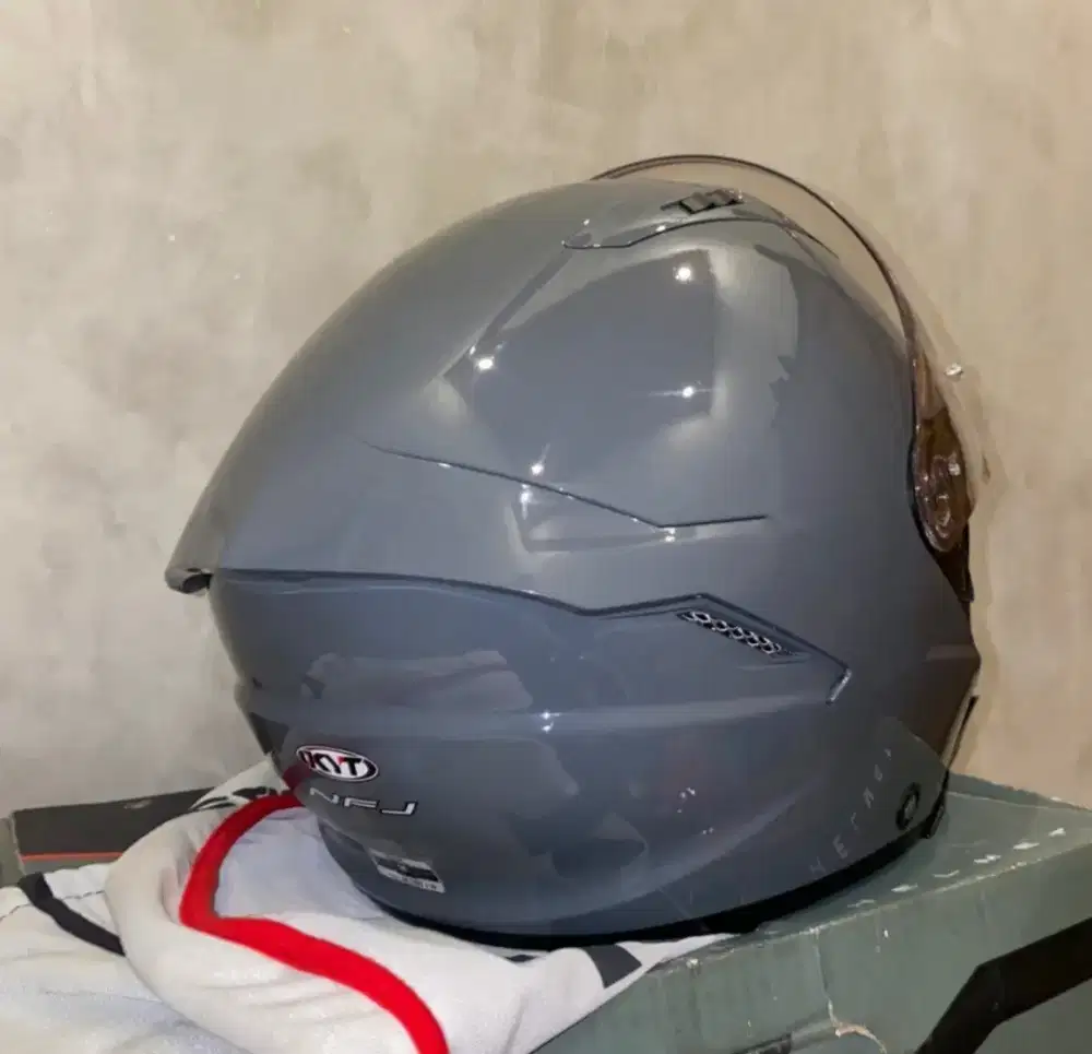 Dijual KYT NJF Glossy Grey